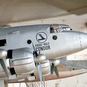 Foto des vorderen Teils des Focke Wulf Fw 200 "Condor"  Flugzeug-Klassiker SDTB