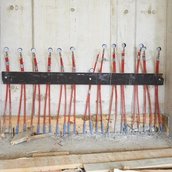 Baustelle Humboldt Forum - Kühl-Heiz-Kabel der Klimaanlage