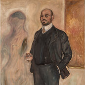 Edvard Munch, Porträt Walther Rathenau, 1907