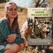 Buchcover mit Autorin Geraldine Schüle