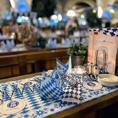 Gedeckter Tisch im Hofbräu Wirtshaus Berlin