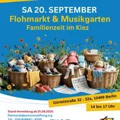 POSTER Flohmarkt & Musikgarten – Familienzeit im Kiez