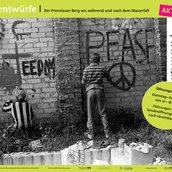 Plakat zur Ausstellung "Gegenentwürfe"