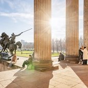 Winterliche Stimmung auf der Museumsinsel