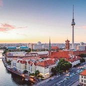 Spree Panorama mit Fernsehturm