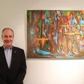 „Bosques azules/blaue Wälder“ mit S.E. Vicente Albornoz.