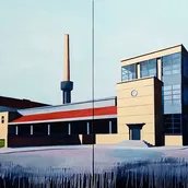 Anna Fiegen Zeitlos (Dyptichon) 120 x 220 cm Öl auf Leinwand, 2024