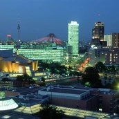 Potsdamer Platz, Sony-Center, Philharmonie, Kultur-Forum, Matthaei-Kirche