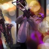 Jazz Band auf der Bühne