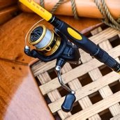 Detail einer Angelrute