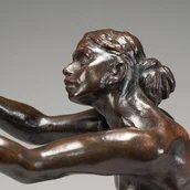 Camille Claudel, L’Implorante (petit modèle), Detail, Entwurf 1898 (Guss um 1905?), Bronze, Alte Nationalgalerie Foto: courtesy of Bowman Sculpture Gallery, London, UK