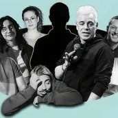 Gruppe von Comedians I Kabarettist:innen