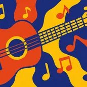 Gitarrenmusik , Symbolgrafik