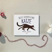 Cover zum Bilderbuch "Alle sehen eine Katze" von Brendan Wenzel