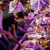 Schließung der Ofrenda / Día de Muertos im Humboldt Forum Schließung der Ofrenda / Día de Muertos im Humboldt Forum