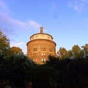 Wasserturm über den Wasserspeichern in Prenzlauer Berg