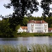 Berlin, Jagdschloss Grunewald, Blick über den See.