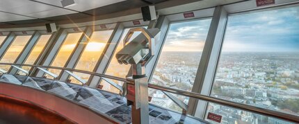 Nivel de visión en la Torre de TV de Berlín 