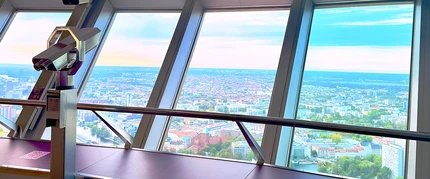 Aussichtsplattform im Berliner Fernsehturm