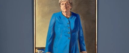 Portrait der Altkanzlerin Angela Merkel