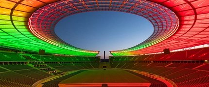 Anzeige Olympiastadion Berlin