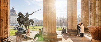 winterliche Stimmung auf der Museumsinsel