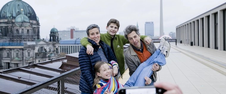 Family at the Humboldt Forum Berlin