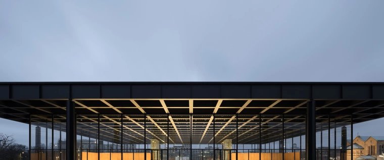Außenansicht der Neuen Nationalgalerie Berlin