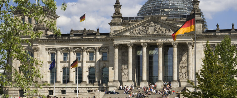 Tour of the Reichstag in Berlin