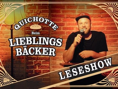 Quichotte: At the favorite bakery - reading show