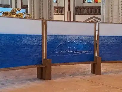 Triptychon-Installation von Rosa Merk