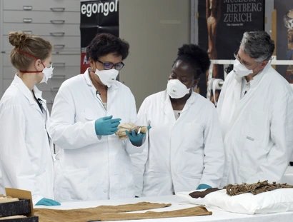 Filmstill Tracing Namibian-German Collaborations