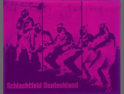 Katharina Sieverding, Schlachtfeld Deutschland, XI/78, 1978