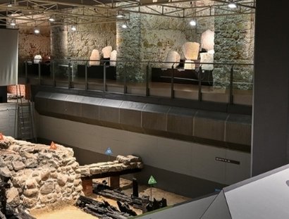 Ansicht Archäologisches Fenster auf der Zitadelle Spandau