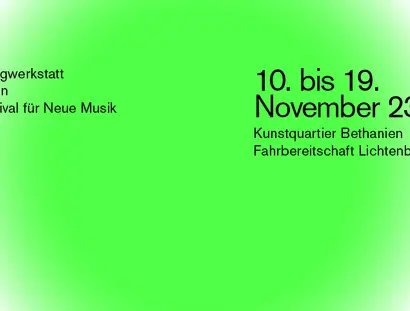 Klangwerkstatt Berlin 2023