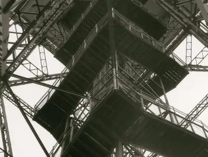 Elsa Thiemann, Funkturm, Berlin, 1930er-Jahre, Detail, Bauhaus-Archiv Berlin