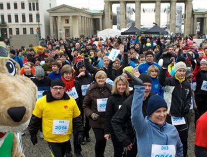 Neujahrslauf am Brandenburger Tor