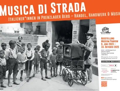 Ausstellungsplakat Musica di Strada