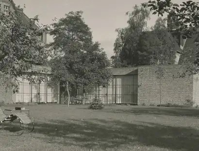 Haus Lemke mit Garten, Berlin, Entwurf Mies van der Rohe, 1932/33