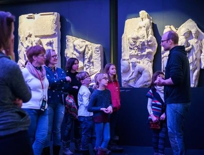 Familienführung in Pergamon. Das Panorama