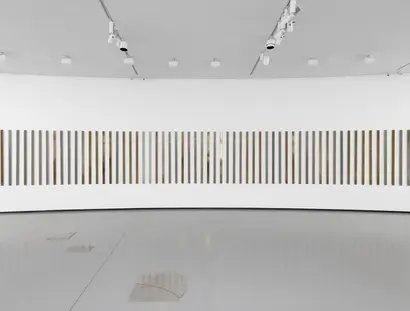 Liz Deschenes, FPS (60), 2018, Ausstellungsansicht, „Une seconde d’éternité“, Bourse de Commerce - Pinault Collection, 2022 © Courtesy of Liz Deschenes / Tadao Ando Architect & Associates, Niney et Marca Architectes, Agence Pierre-Antoine Gatier. ...