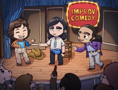 Masud-Improv mit Gästen: Improv-Comedy