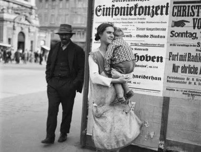 »Frau mit Kind«, Wien, 1930