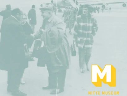 Ausstellungsplakat Charterflug in die Vergangenheit