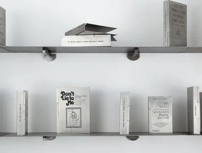 Shilpa Gupta, Someone Else – A library of 100 books written anonymously or under pseudonyms, Detail, 2011