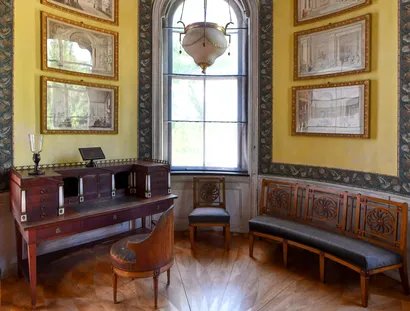 Schloss Pfaueninsel, Schreibzimmer des Königs