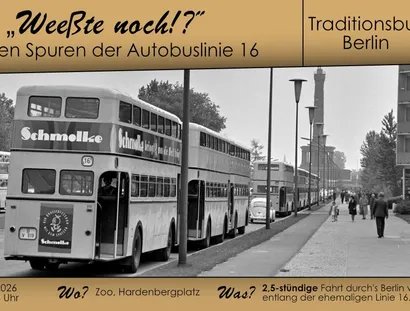 Weeßte noch? Auf den Spuren der Autobuslinie 16