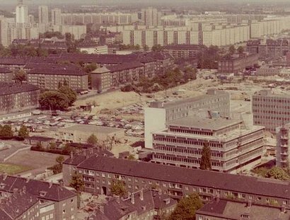 Blick auf den Bezirk Lichtenberg direkt neben der Stasi-Zentrale.