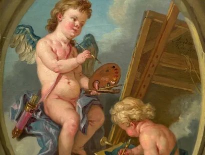 Amédeé Van Loo, „Allegorie der Malerei“, 1765