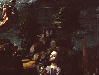 Jan Gossart, Christus am Ölberg (Detail), 1509/10
